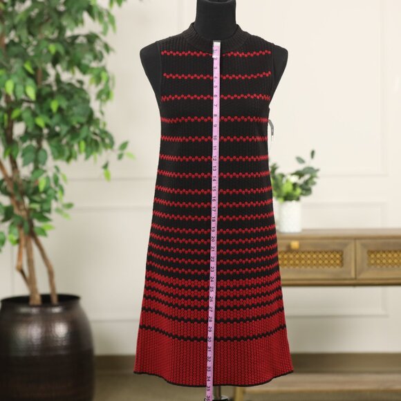 NEW NIC + ZOE Women’s Dress XS Black Red Sleeveless NWT - Picture 11 of 14